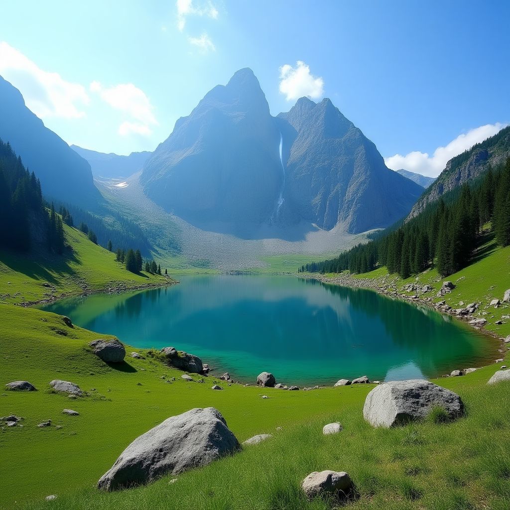 Sendero en los Pirineos